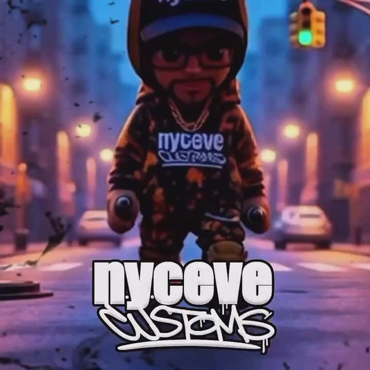 N.Y.CEVE CUSTOMS SCORCHED SWEATSUIT
